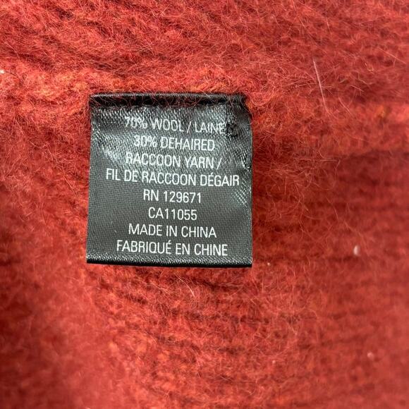 360 Sweater Elsie Wool Coat Medium Red NEW - Picture 7 of 8